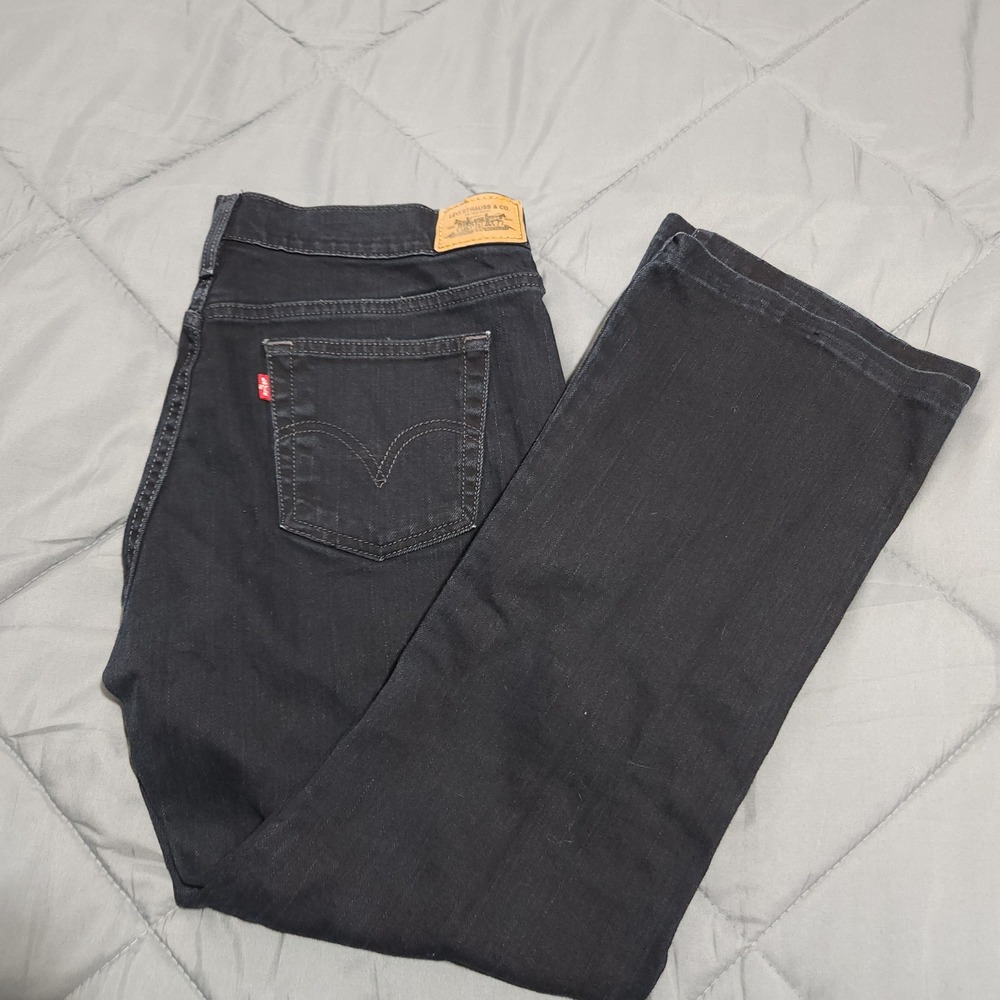 Levi's 515 Jeans‎ Women's 12S Boot Cut Black Stretch Denim Colombia